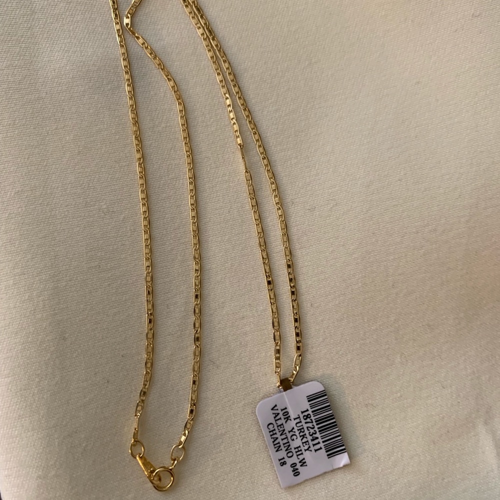 New 10K Yellow Gold Necklace